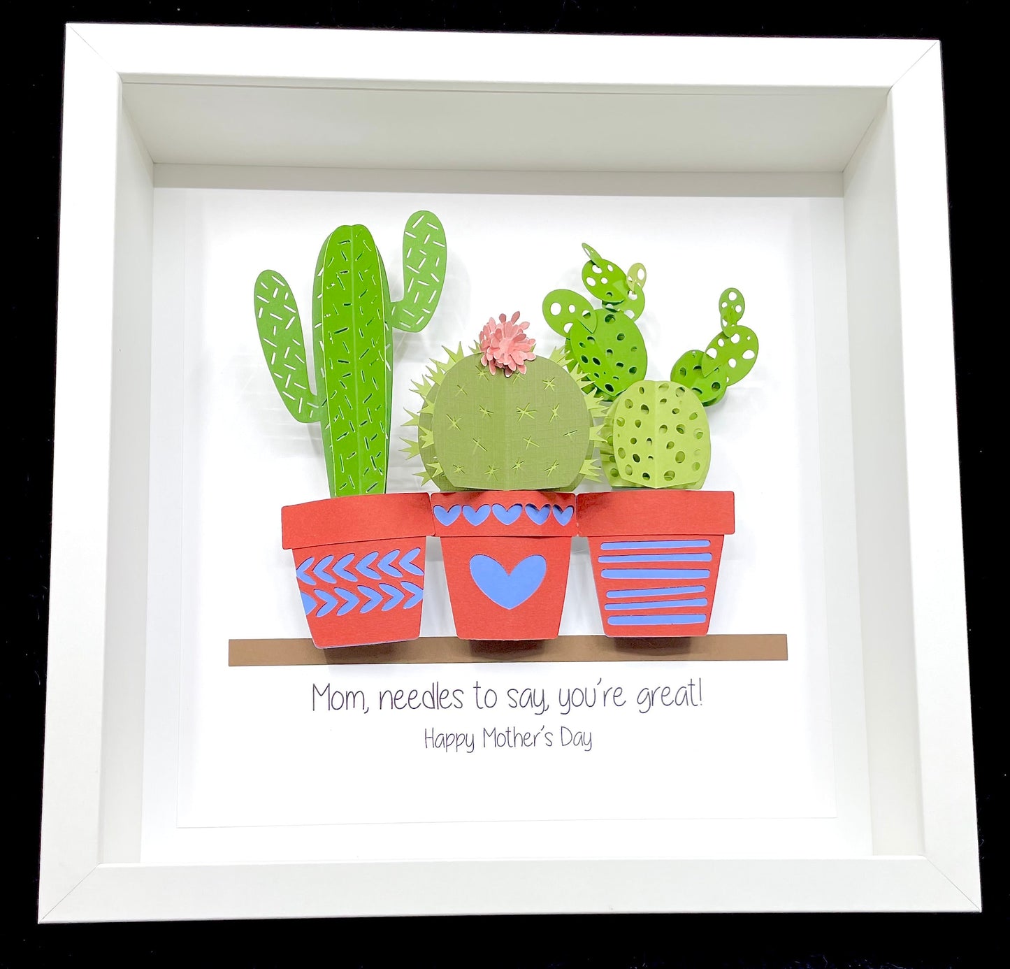 Plants in a Frame, Gift for the Plant Lover, Cactus Print, Succulent Art, Plant Mom Decor, Plant Art for Mother's Day, Succulent Gift Idea