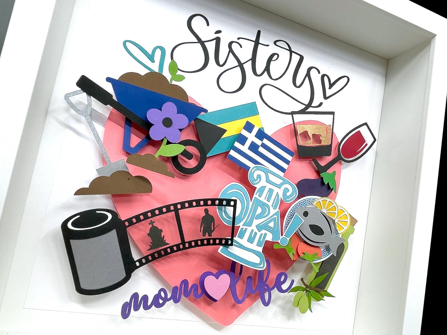 Custom Gift For Sisters - Best Friends, Besties, Personalized Sisters Frame, Unique BFF Gift, Birthday Gift, Gift For Her, Sister Collage