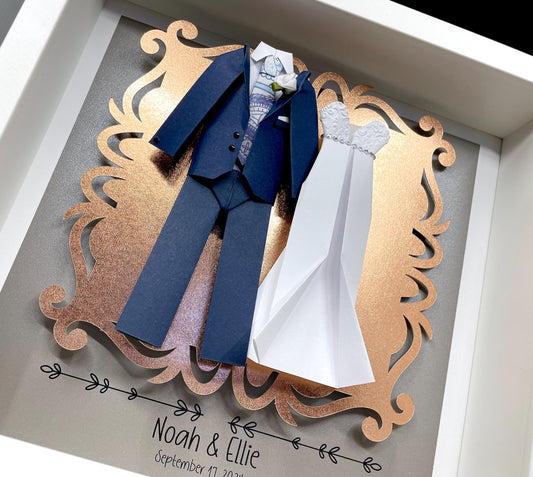 Personalized First Anniversary/ Wedding Frame