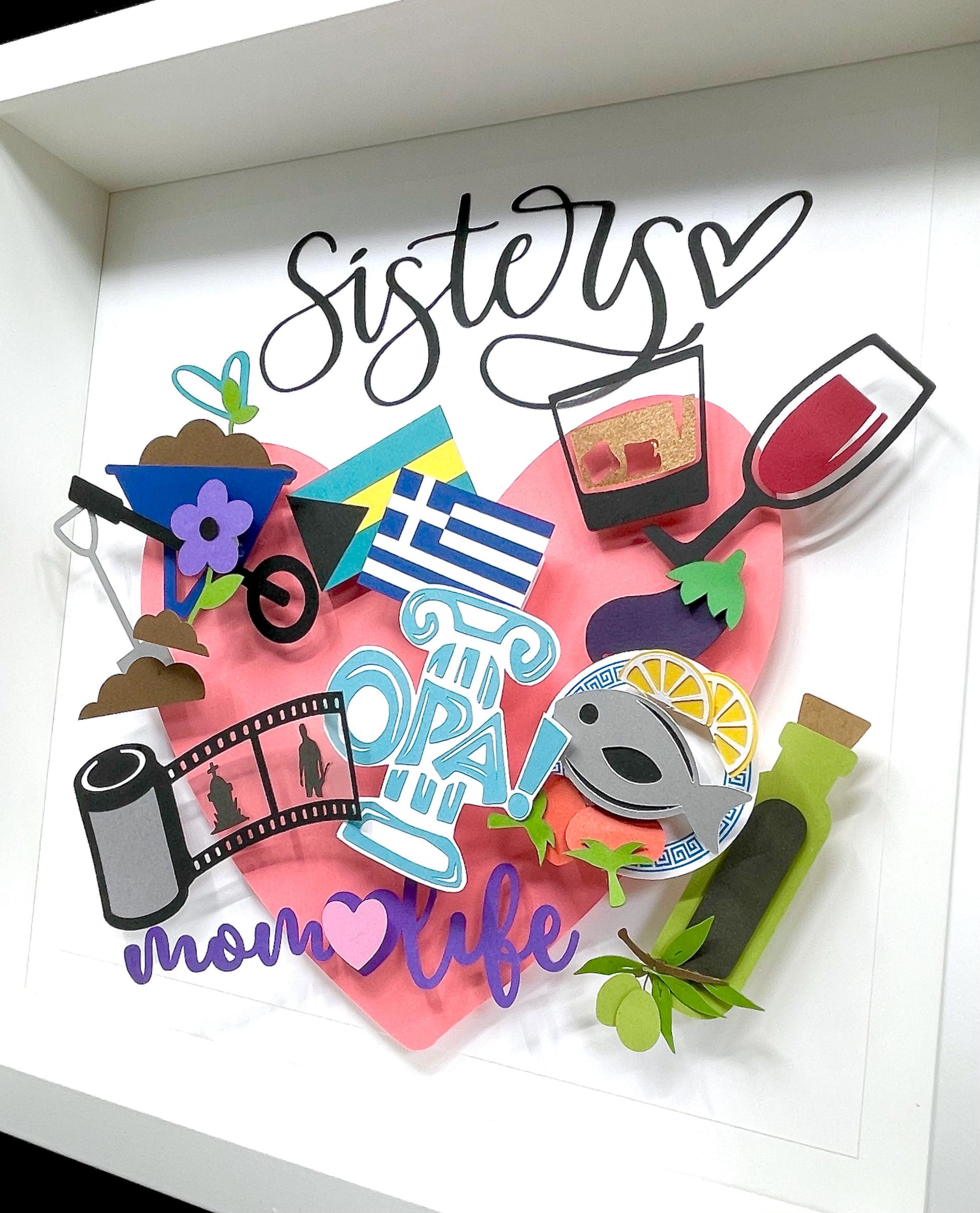 Custom Gift For Sisters - Best Friends, Besties, Personalized Sisters Frame, Unique BFF Gift, Birthday Gift, Gift For Her, Sister Collage