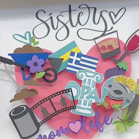 Custom Gift For Sisters - Best Friends, Besties, Personalized Sisters Frame, Unique BFF Gift, Birthday Gift, Gift For Her, Sister Collage