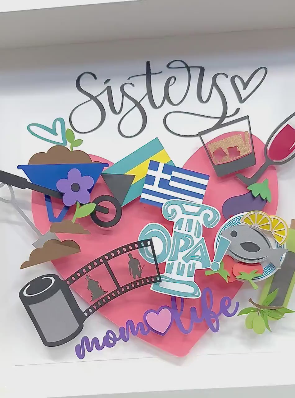 Custom Gift For Sisters - Best Friends, Besties, Personalized Sisters Frame, Unique BFF Gift, Birthday Gift, Gift For Her, Sister Collage