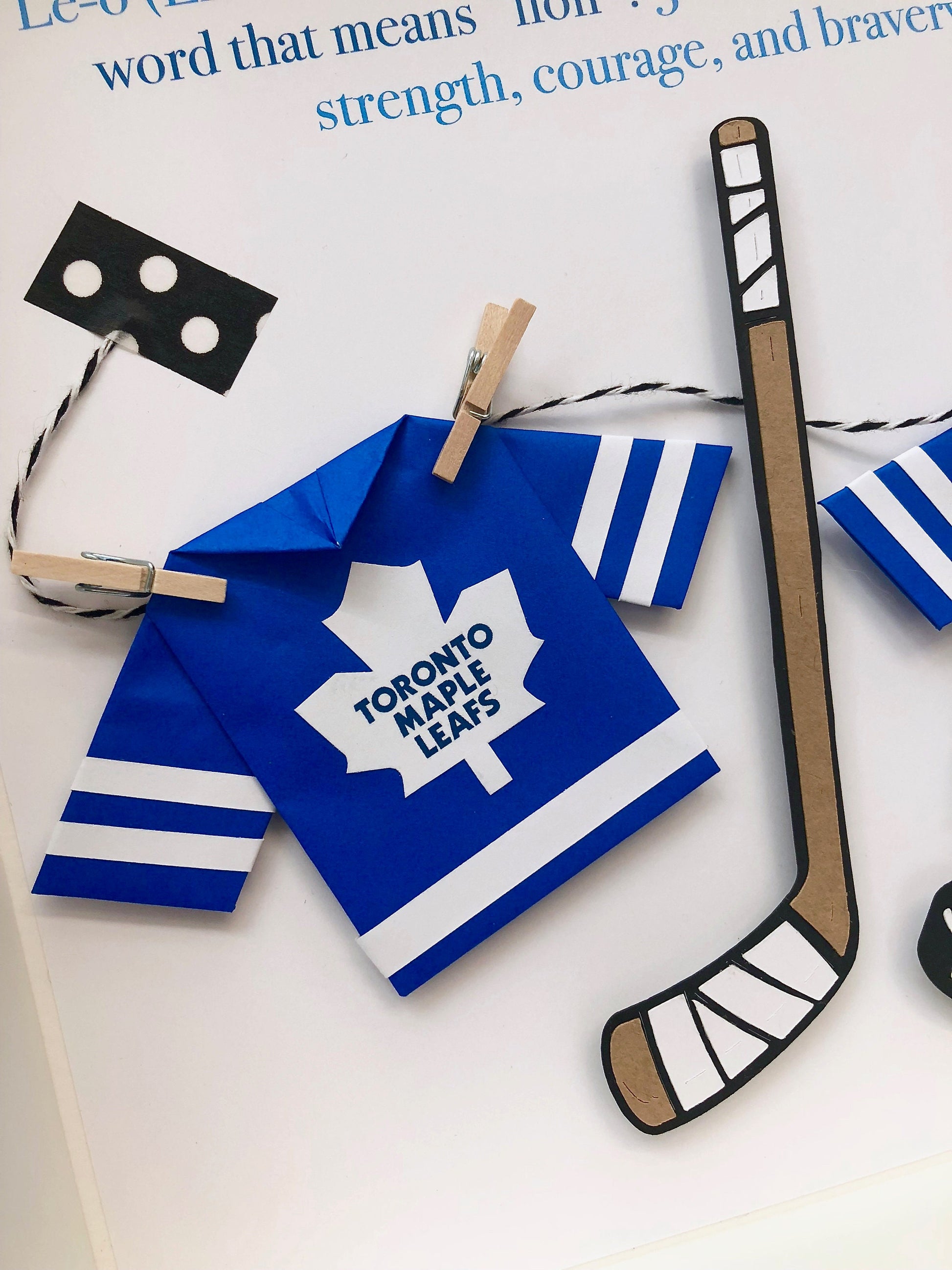 Personalized Baby Name Frame Hockey NHL Toronto Maple Leafs Frame Custom Newborn Baby Shower Gift Hockey Maple Leafs Nursery Decor Wall Art