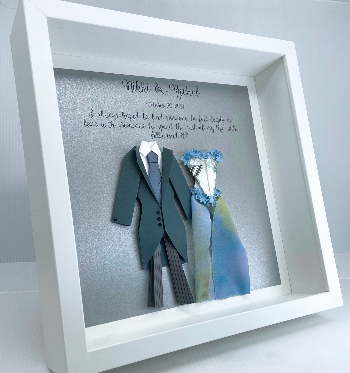 Personalized Corpse Bride Victor & Emily Wedding Gift, Paper Gift First Anniversary Gift, Corpse Bride couple's gift, Themed Custom Wall Art